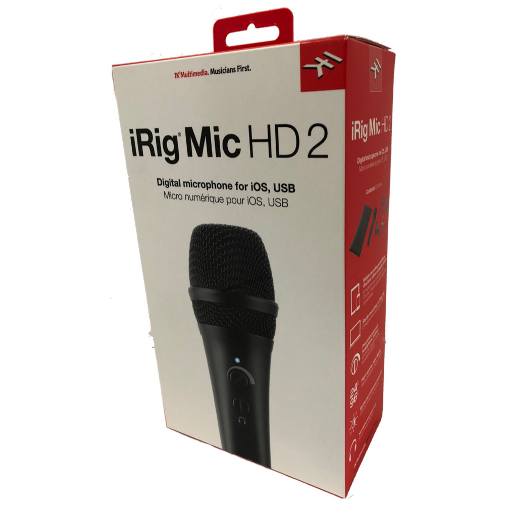 IK Multimedia iRig Mic HD2 Digital Microphone For iOS, USB