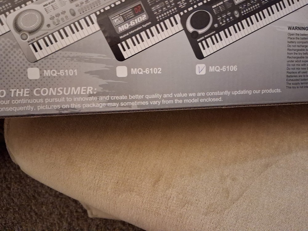 61 Key Electronic Keyboard
