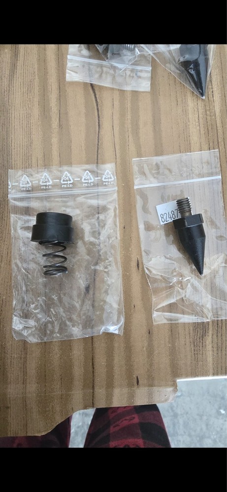 Surveyors prism pole replacement points (90 each)