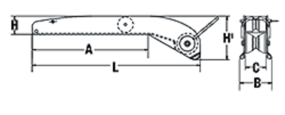 Maxwell Winch P105075 MAXSET Bow Roller Polished 4-6KG