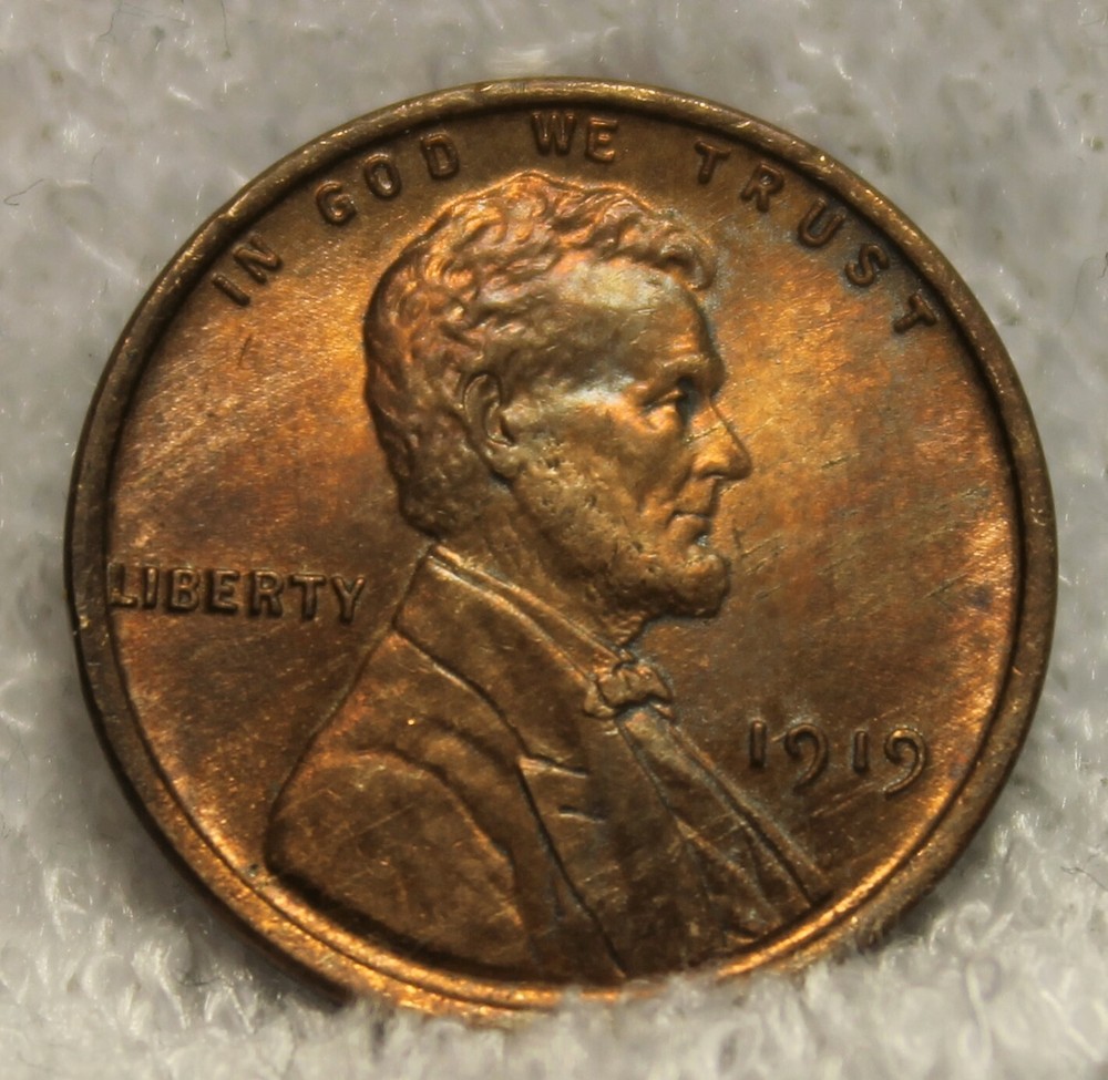 1919 uncirculated lincoln penny