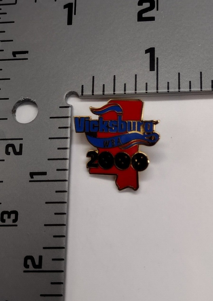 Vicksburg 2000 WBA Lapel Tack Pin