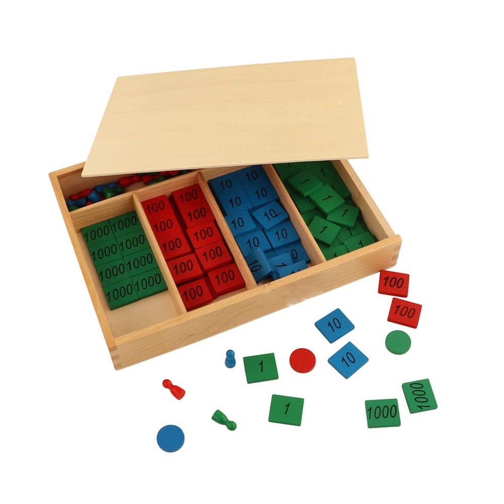 Montessori Stamp Game Professional Version Math Material Early Development Wo...