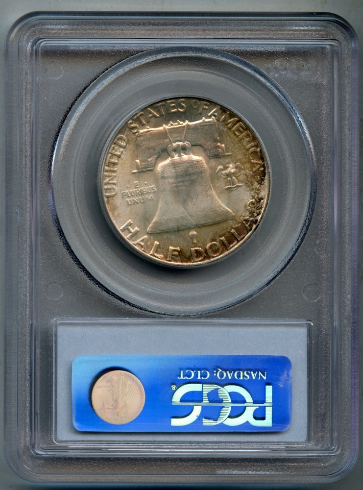 1956 Franklin Silver Half Dollar PCGS MS 65