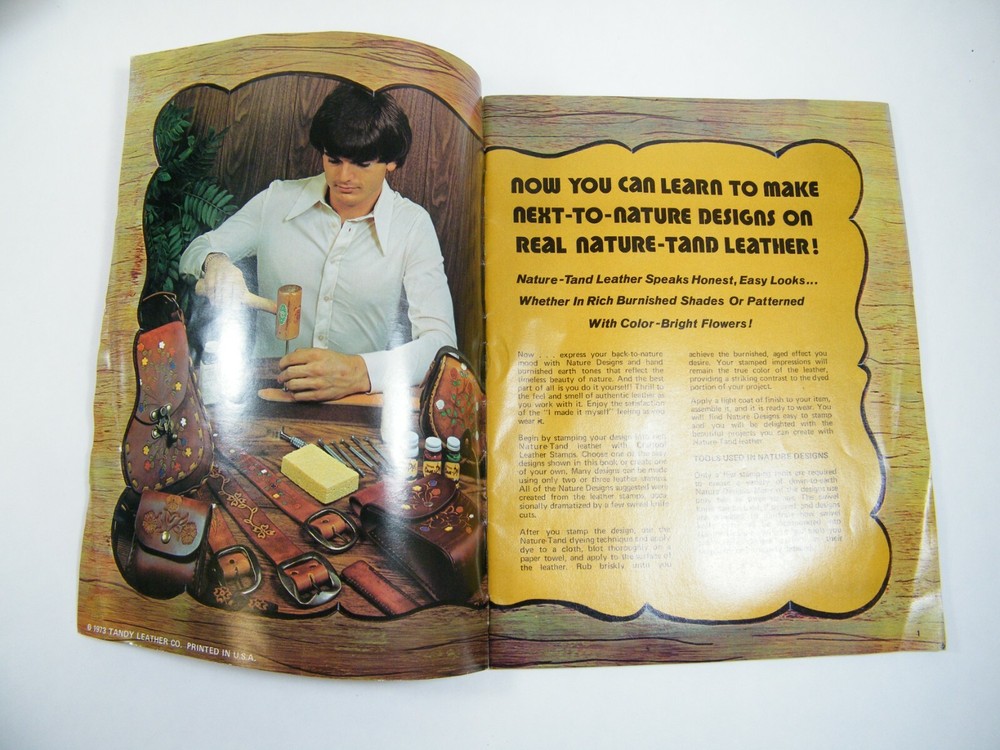 TANDY LEATHERWORK & NATURE DESIGNS MAGAZINES