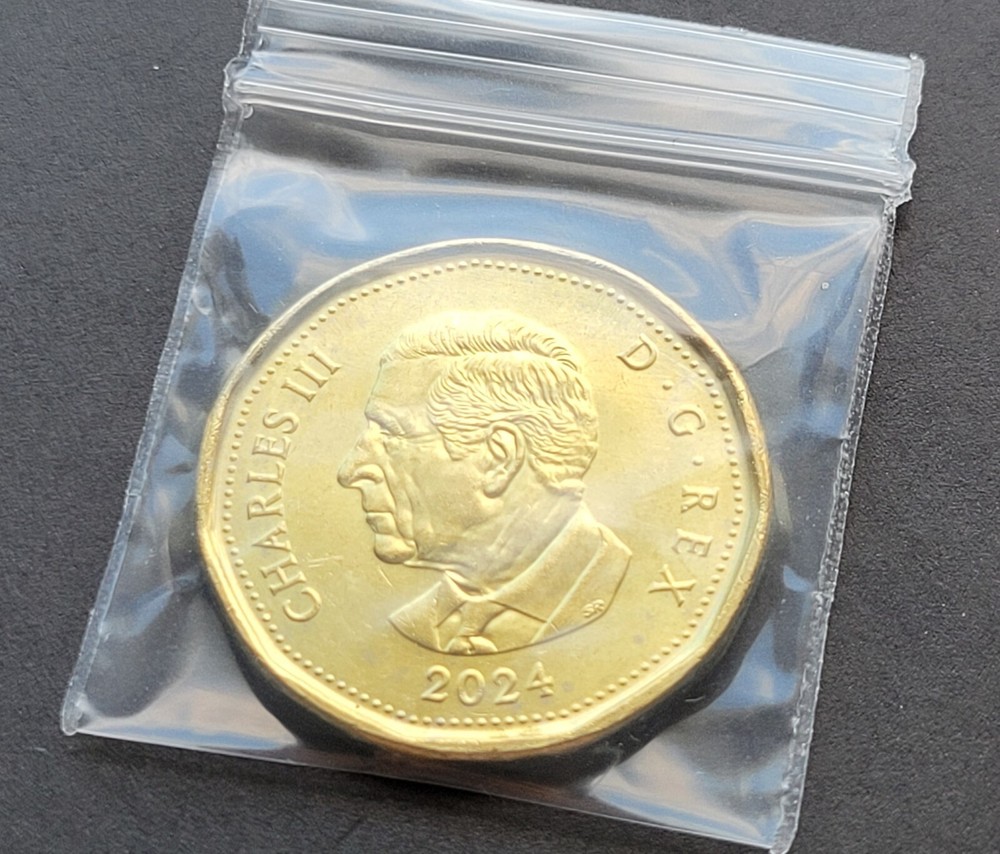*** CANADA LOONIE 2024 MONTGOMERY *** FROM MINT ROLL ***