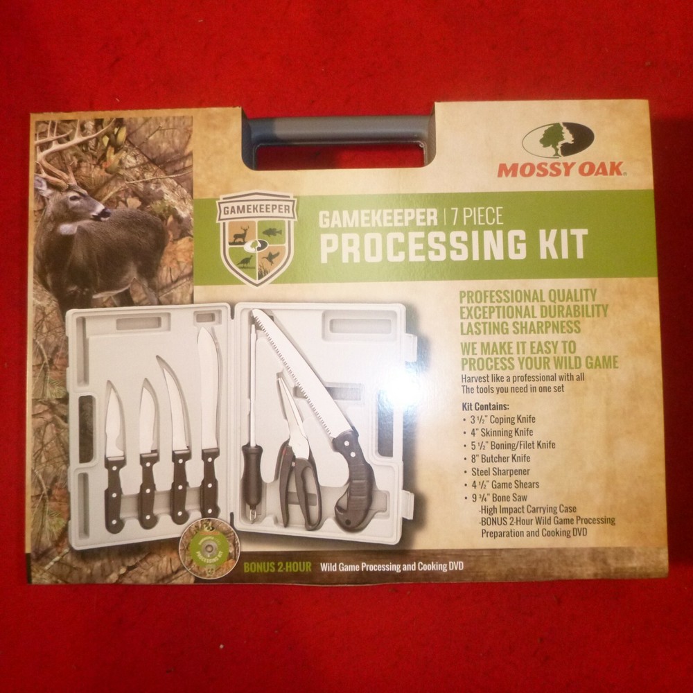 Mossy Oak Gamekeeper 7 Piece Game Processing Kit (6 Pack)