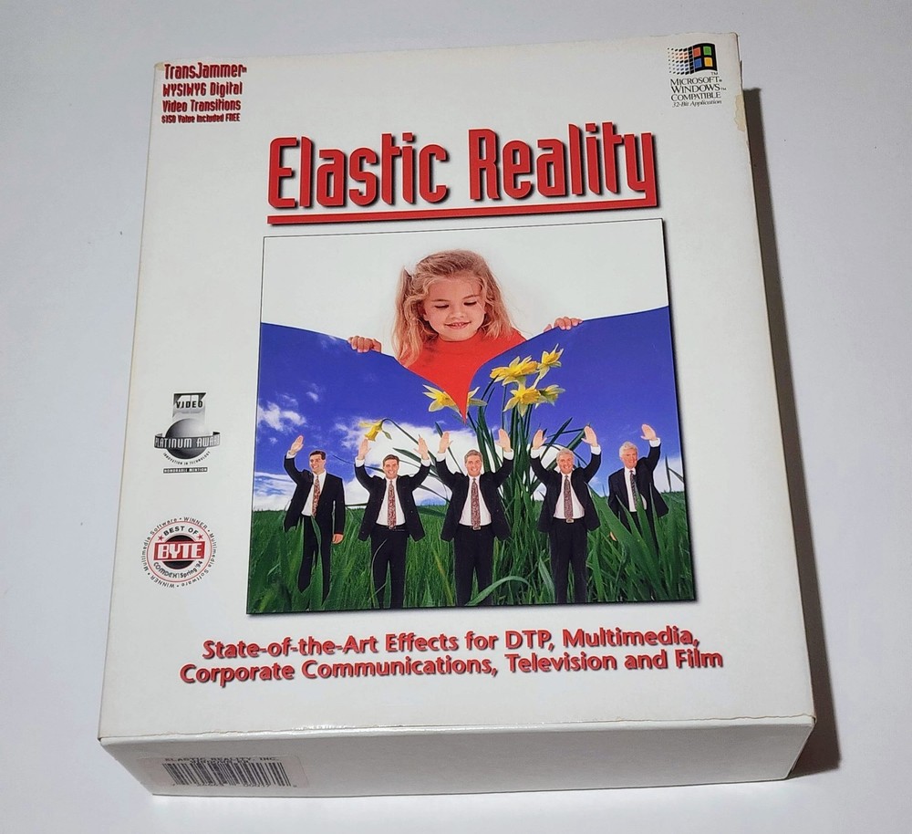 Elastic Reality — Professional Warping & Morphing Software for Windows  1994