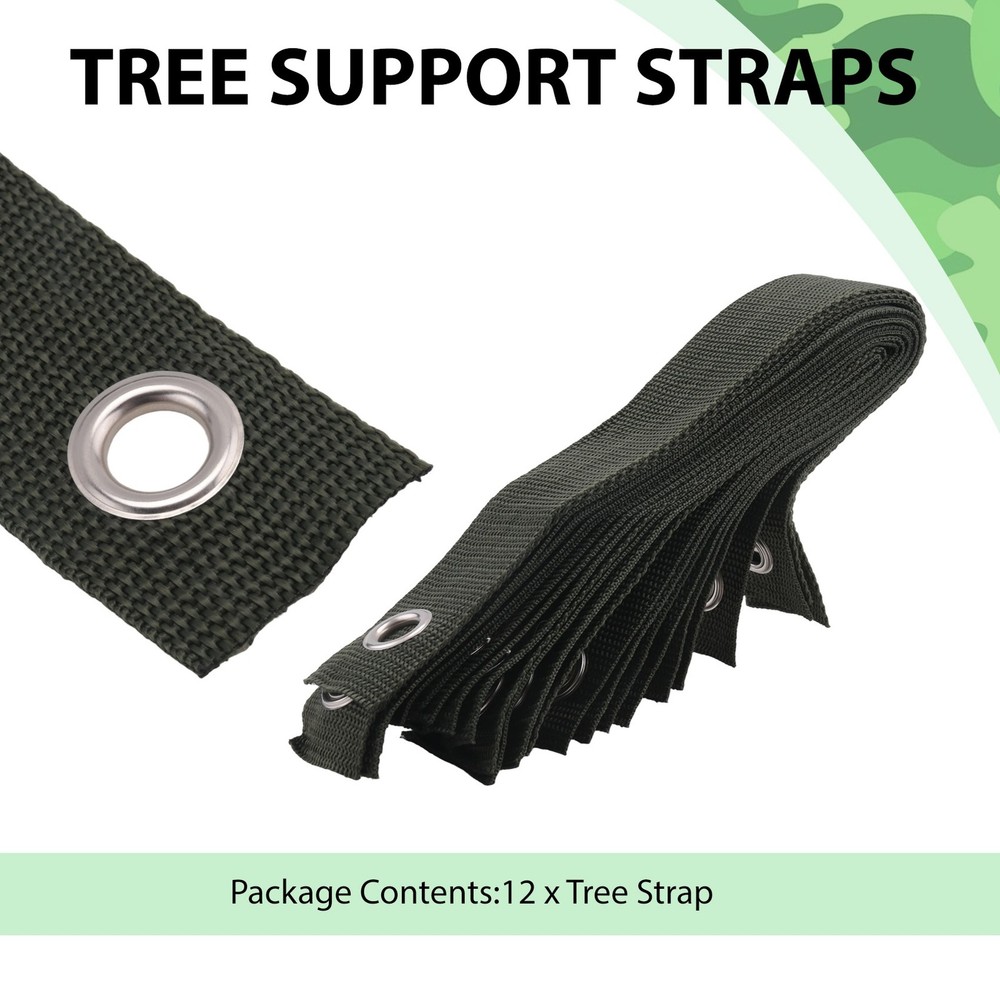 Tree Strap with Grommet Strong Load Bearing Good Support Effectively Fixed7388