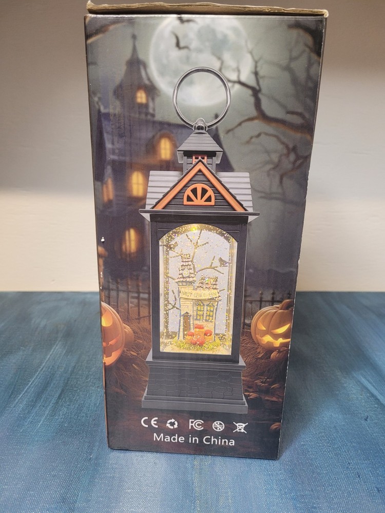 Halloween Snow Globe Lantern Decoration