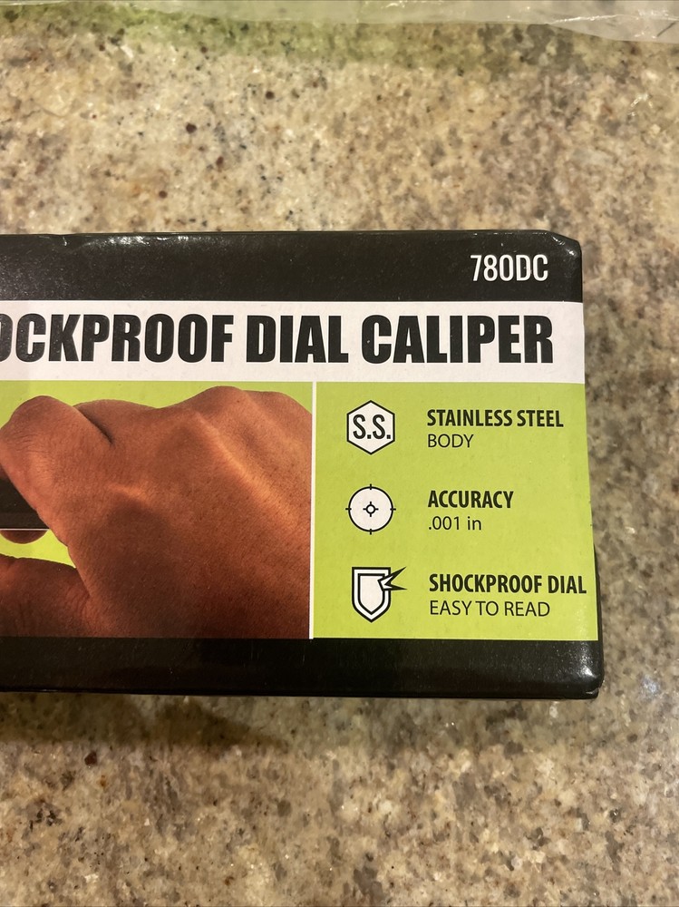 Jewelers’ 4-Way Measuring Shockproof Dial Caliper: Internal External Depth Step