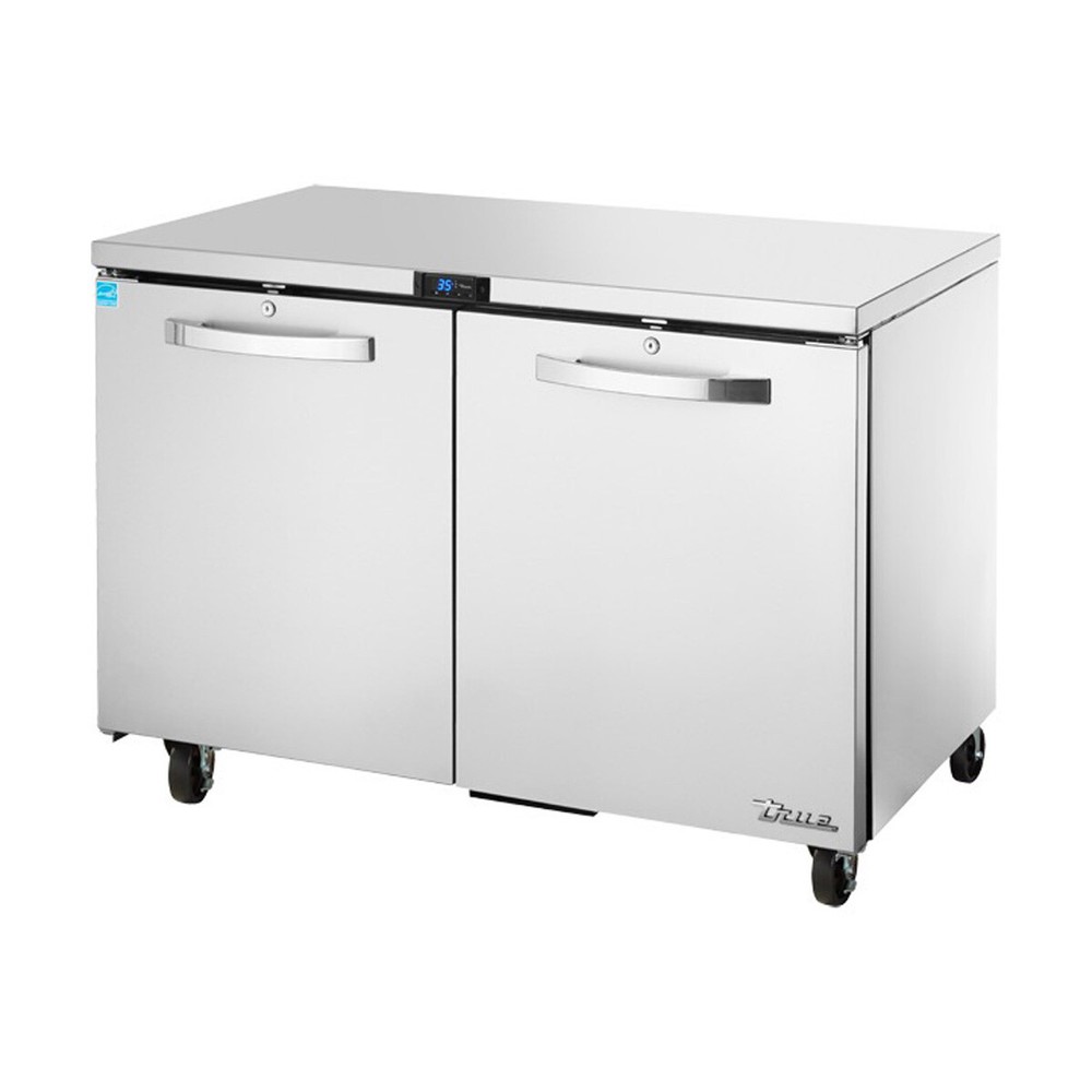 True TUC-48-HC~SPEC3 48" Undercounter Refrigerator w/ 2 Sections, 2 Solid Doo...