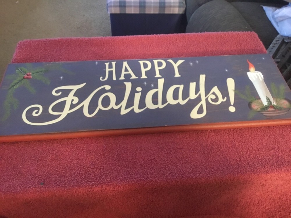 Happy Holiday Wall Hanging