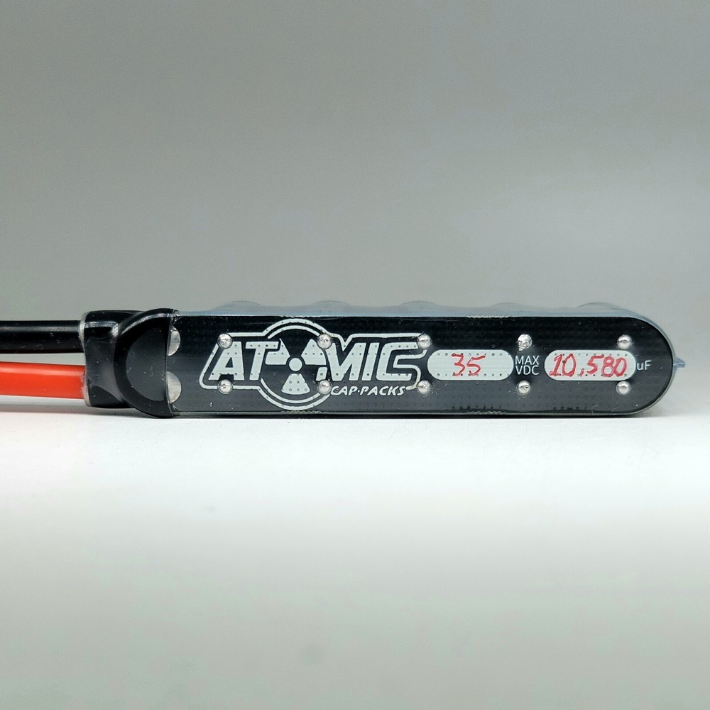 ATOMIC Linear RC Cap Pack /ESC Pack / 3-8S / 10,000uF Minimum / 35V / USA