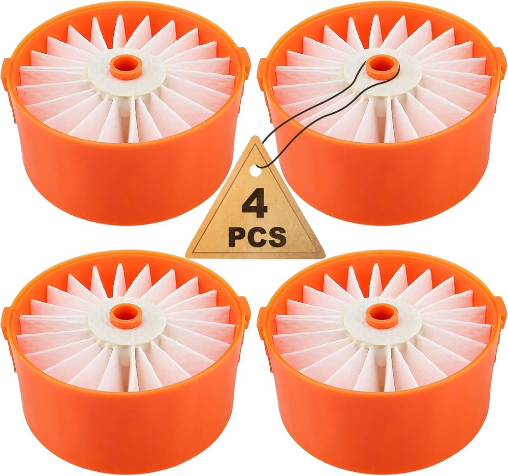 4 Pack Filter Element for BLACK DECKER POWERSERIES Cordless Stick Vacuum