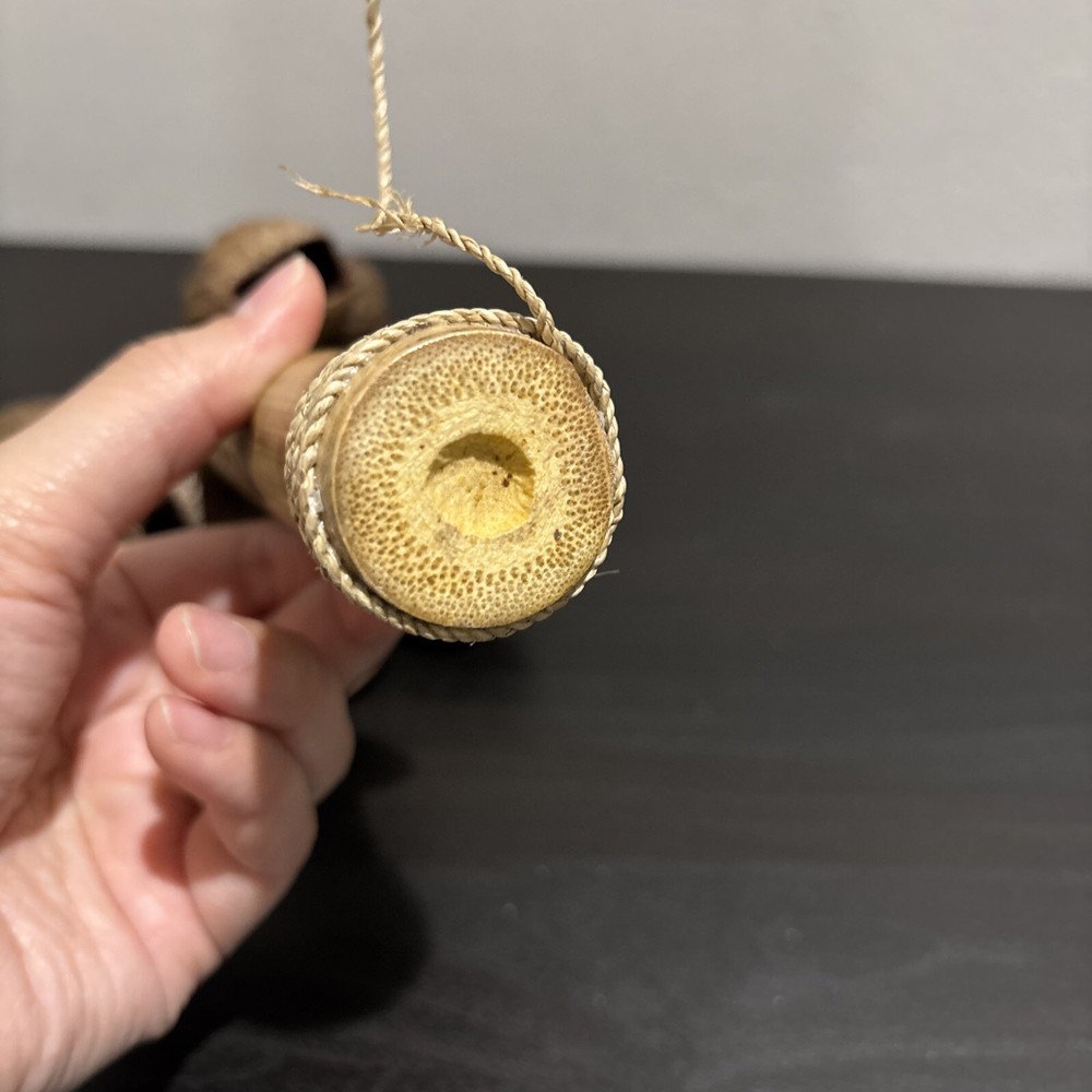 Bermuda Seed Pod & Bamboo Shaker / Instrument 8.5”