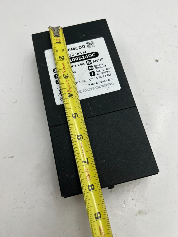 OEM Emcod ML100S24DC LED Driver 24VDC, Class 2, 120V 60Hz 1A, 96W Maximum