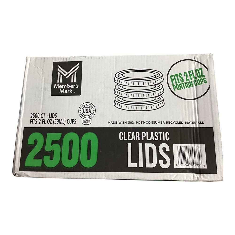 Member's Mark Portion Lids - 2 Ounce/2500 Count