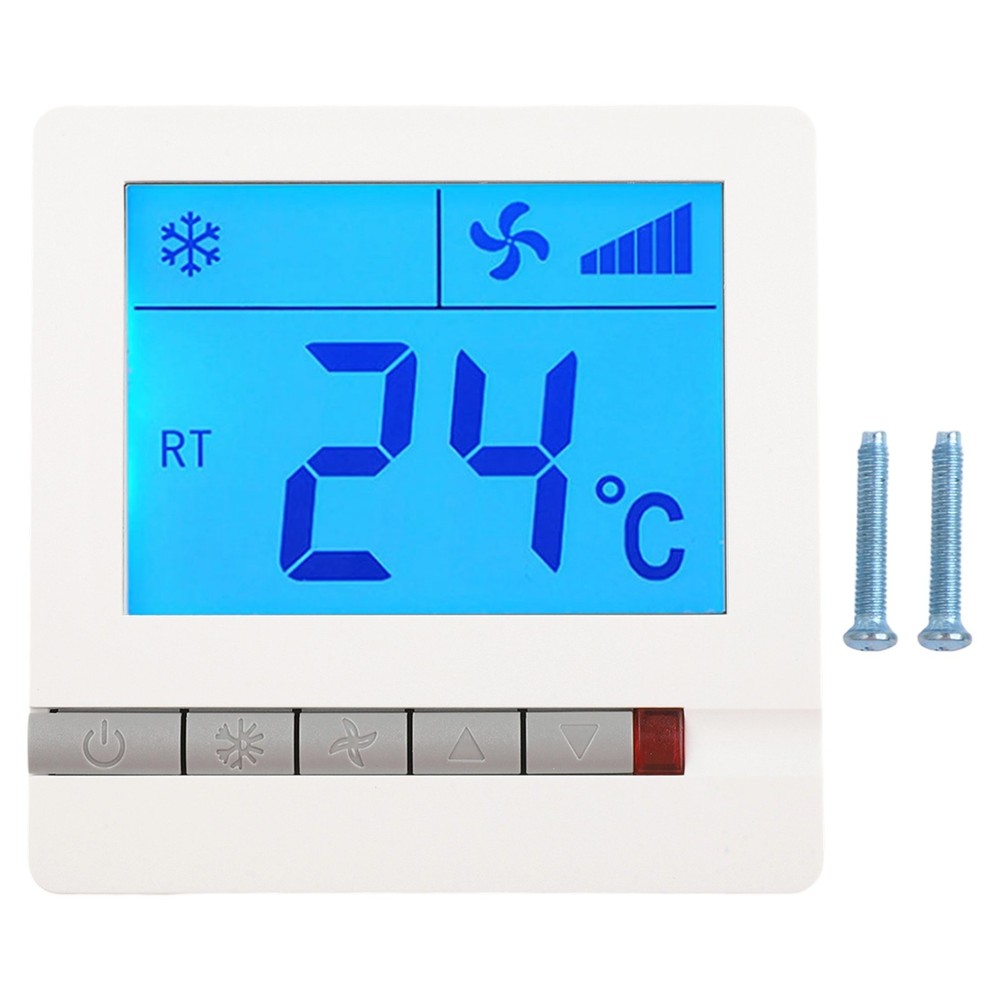 Fan and Temperature Controller with Large LCD Display for Easy Reading