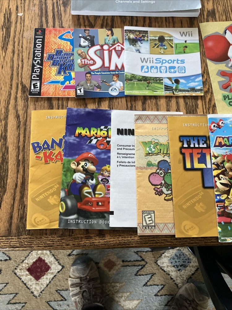 Gaming Wii And Such Booklets