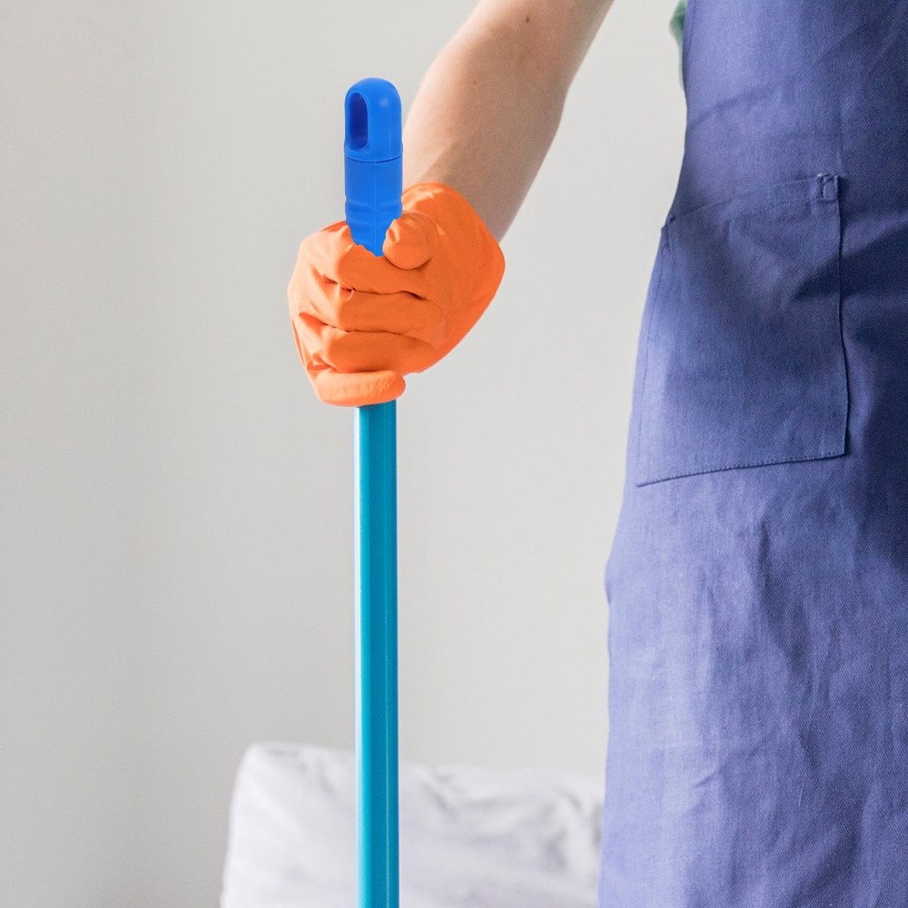 5pcs Thickened Plastic Broom Handle Grip Fit Mop Handle End Cap for Enhanced ...