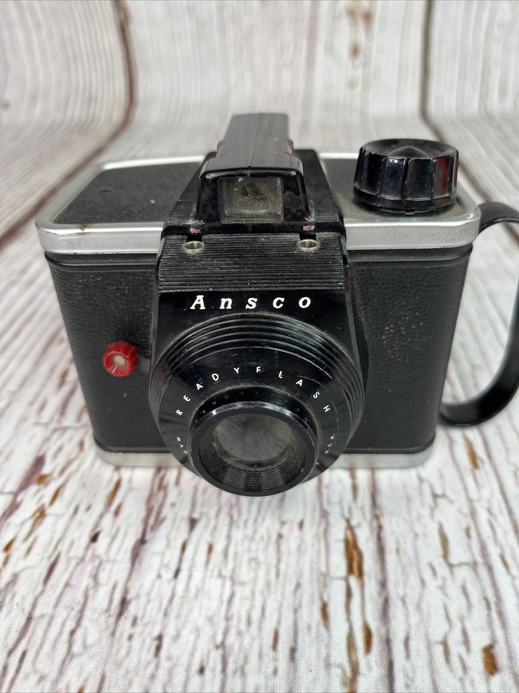 Ansco Vintage Metal Box Camera 620 Not Tested