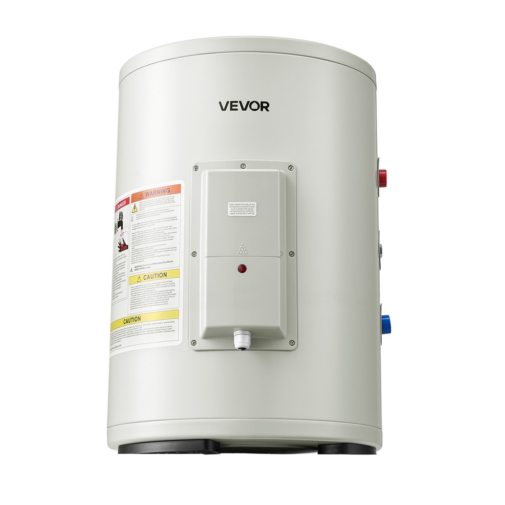 VEVOR 12 Gal Electric Tank Hot Water Heater 1600W 120V Point of Use T&P Valve