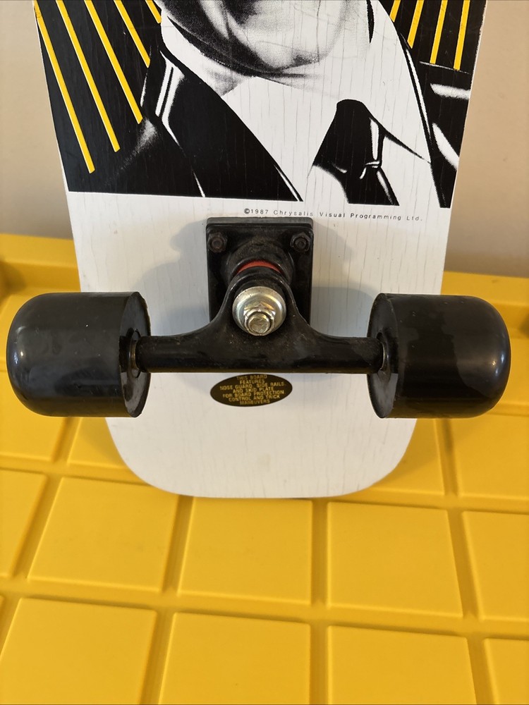 Max Headroom 1987 Chrysalis Visual Programming Skateboard Valterra Max On Wheels