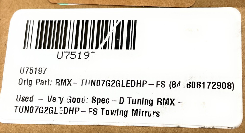 Spec-D Tuning LED Chrome Power Towing Mirrors with Heated Function, Black