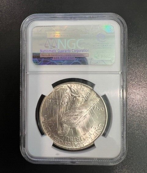 1923-P | PEACE SILVER DOLLAR | NGC MS63 | BLAST WHITE | AAA