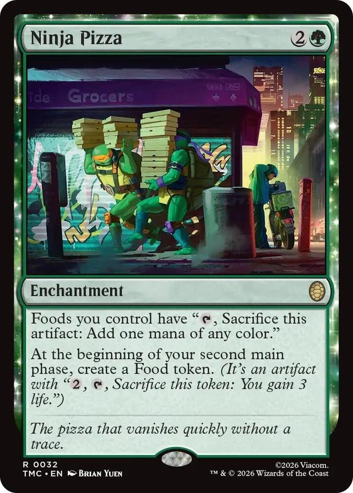 Ninja Pizza - TMC 0032 NM - MTG Magic