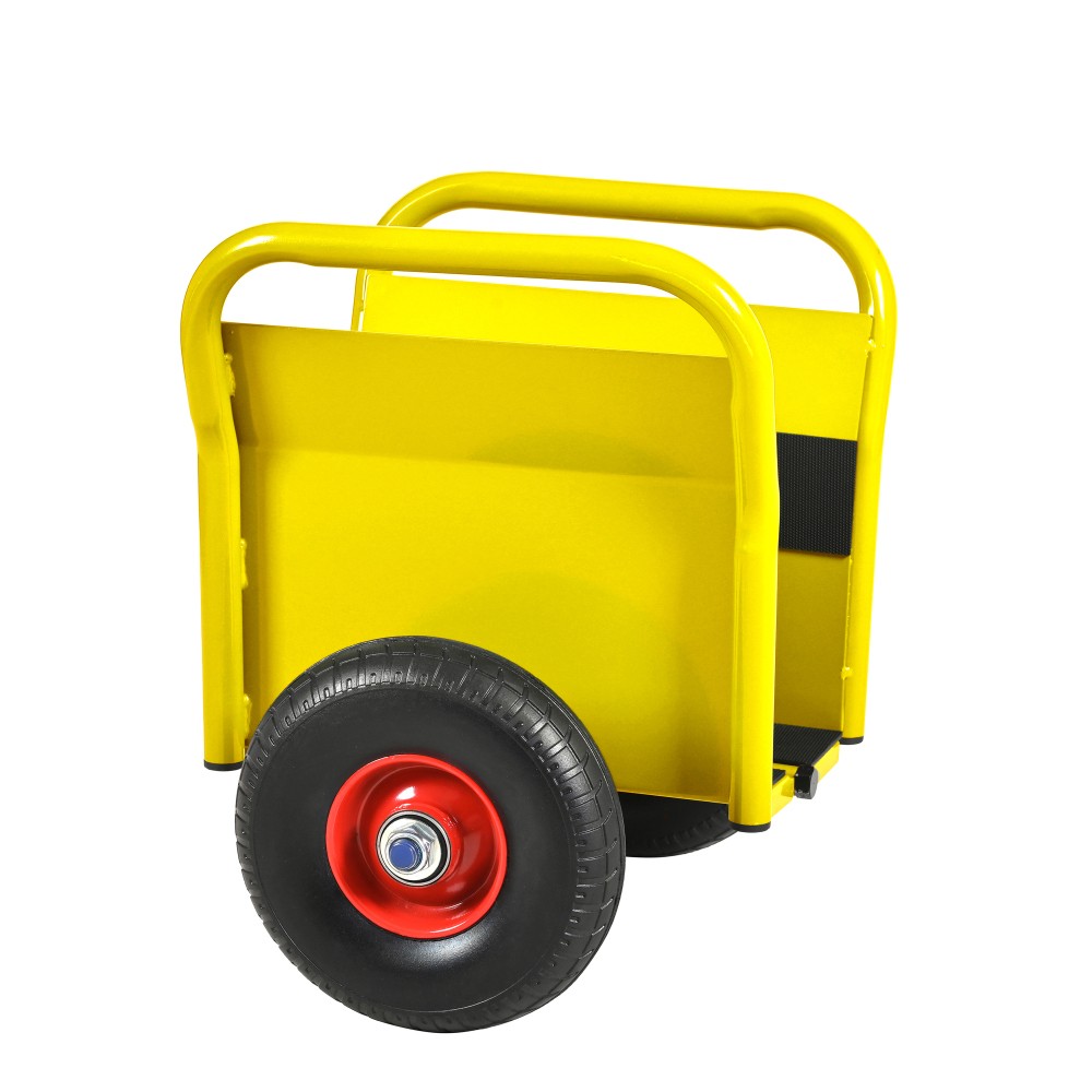1000LB Heavy Duty Panel Dolly w/10" Solid Rubber Tires for Drywall