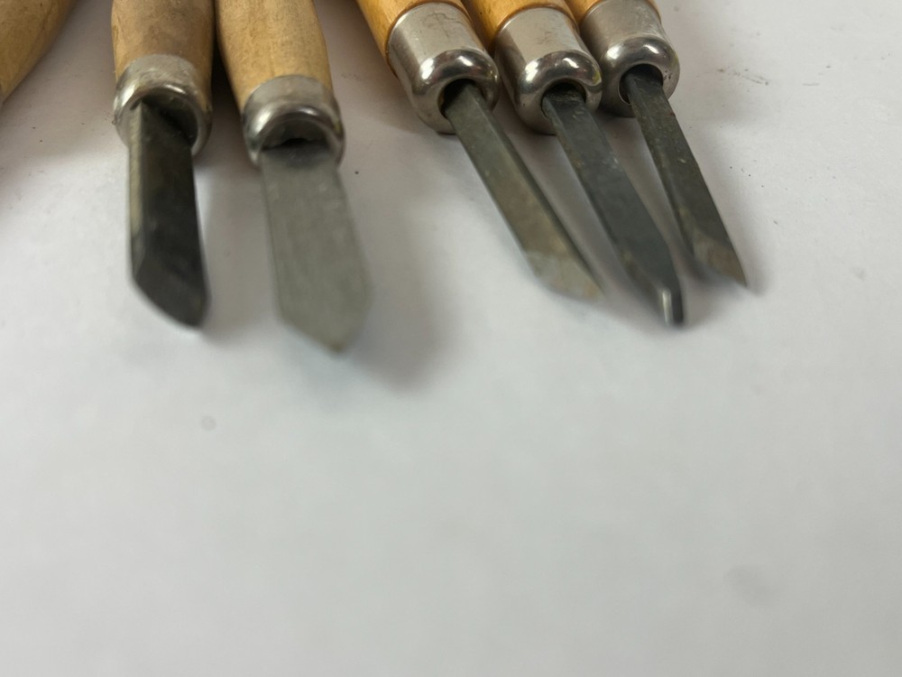 20 Wood Carving Hand Chisel Tool Set Professional Woodworking Gouges Buck Bros