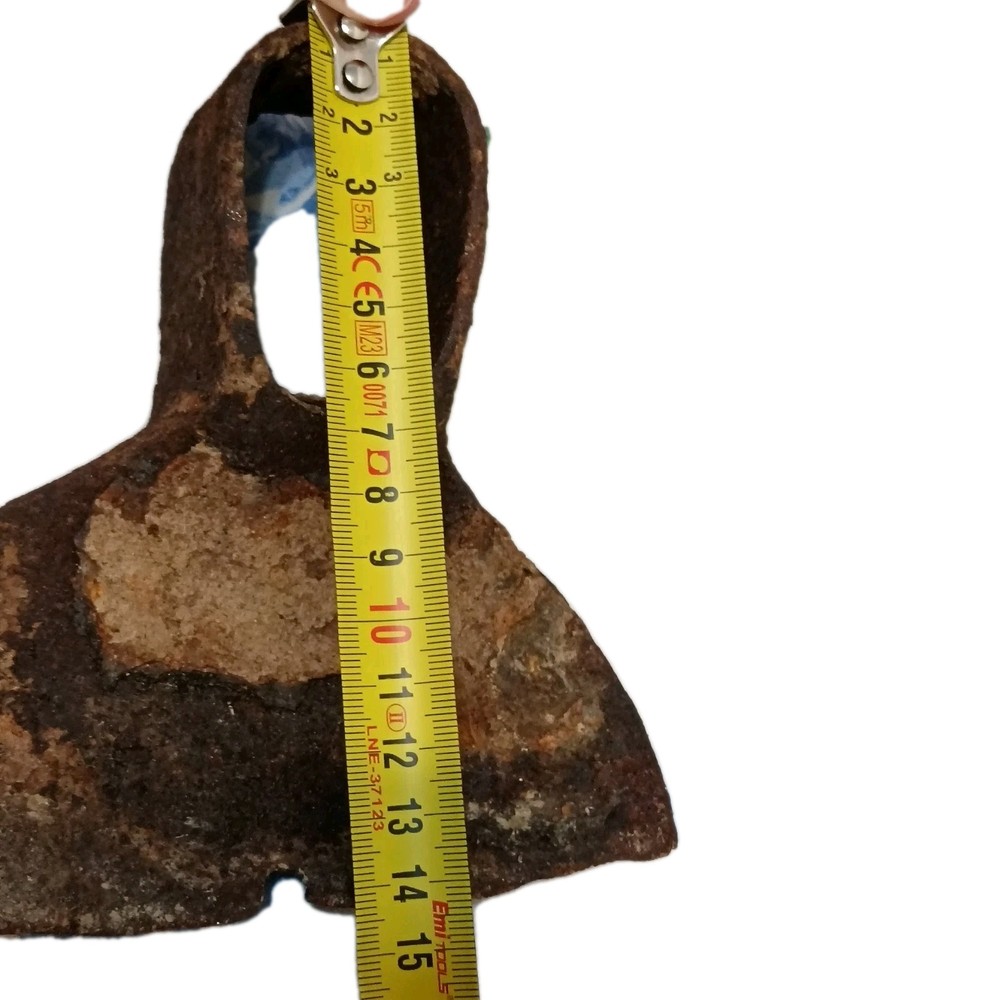 Vintage Antique Solid Iron Battle Axe Head