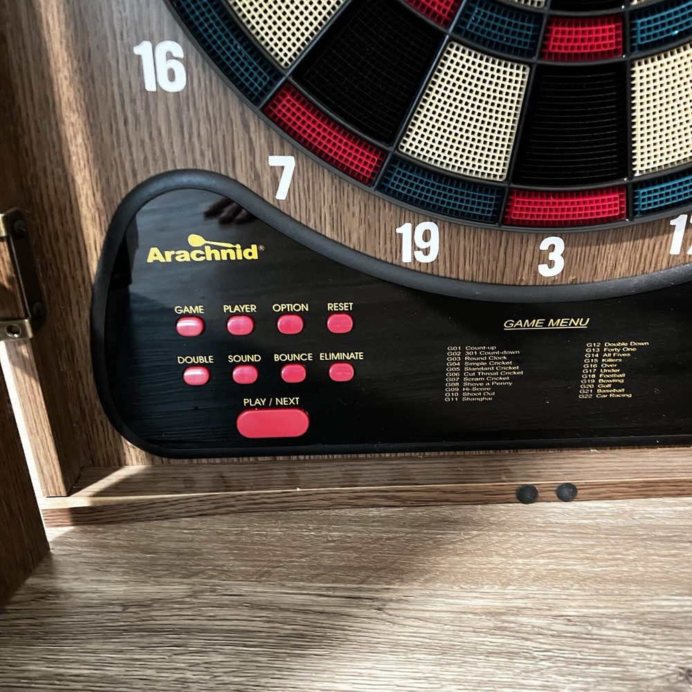 ARACHNID Electronic Dartboard TESTED & WORKING