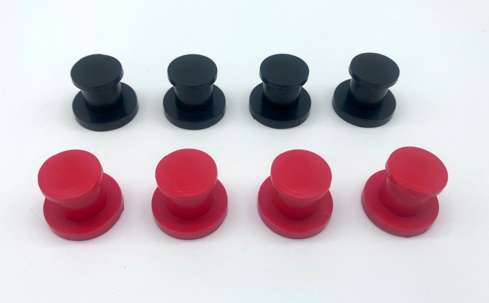 4 Pair Group 31 Stud Post Protective Caps 3/8" Protects Posts