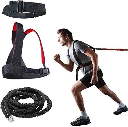 Resistance Training Rope Explosive Force Bounce Physical Black-9.8FT Kit