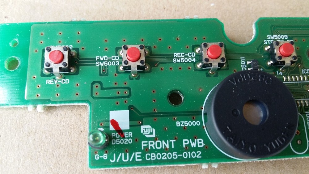Fujifilm CB0205-0102 Front Panel PCB for HIROX Digi-File DF-2400