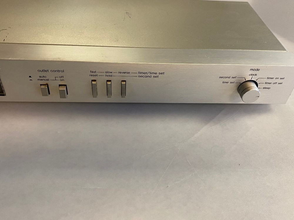 Vintage Silver Technics Audio Digital Timer SH-4020 Japan -Tested Working-