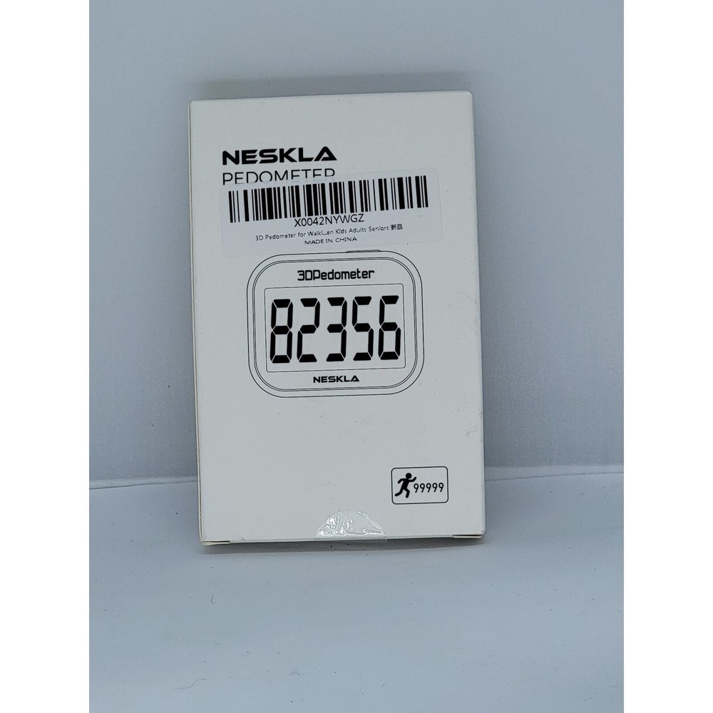 3D Pedometer for Walking, Simple Step Counter for Walking with Large Display