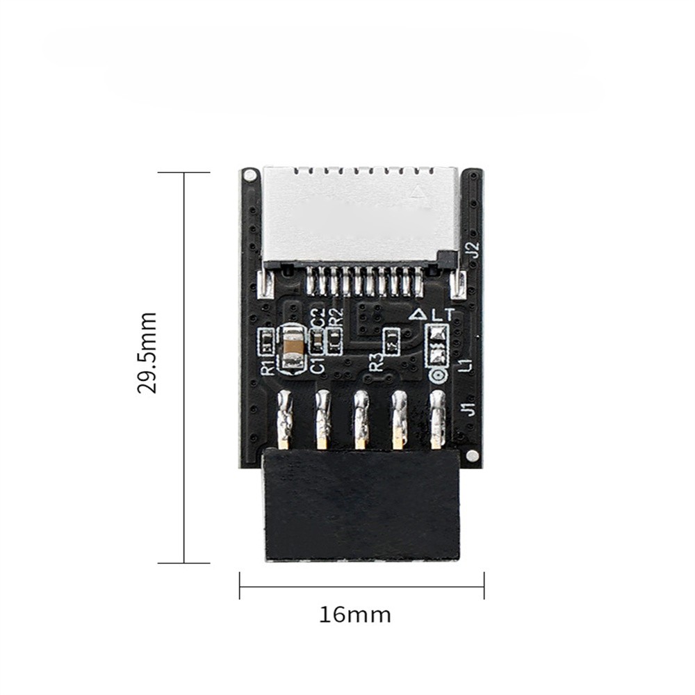 9-PIN To C-type A-key Front Connector E-type Interface Adapter Motherboard