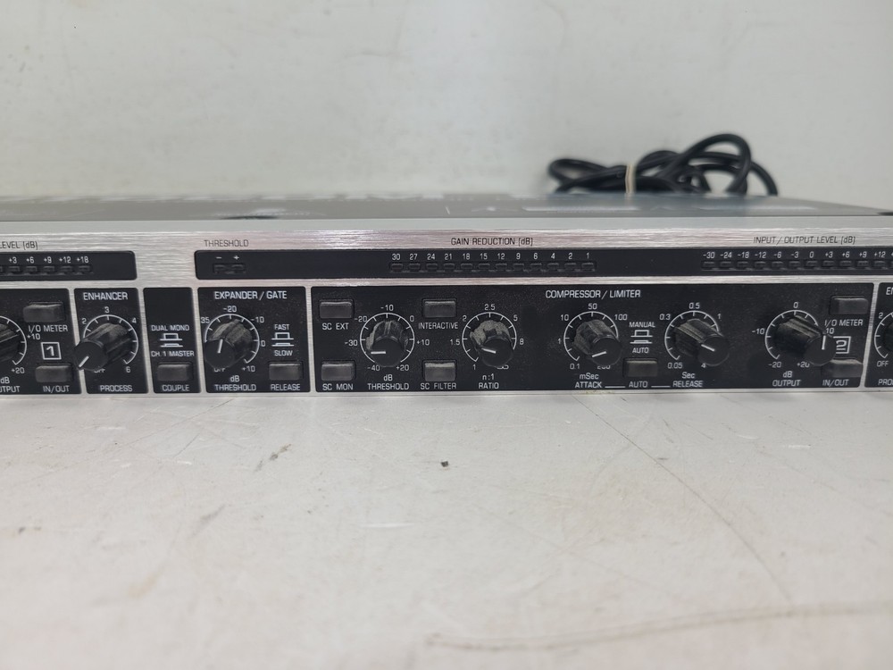Behringer MDX 1400 Autocom Pro Audio Dynamics Processor With Manual (TESTED)