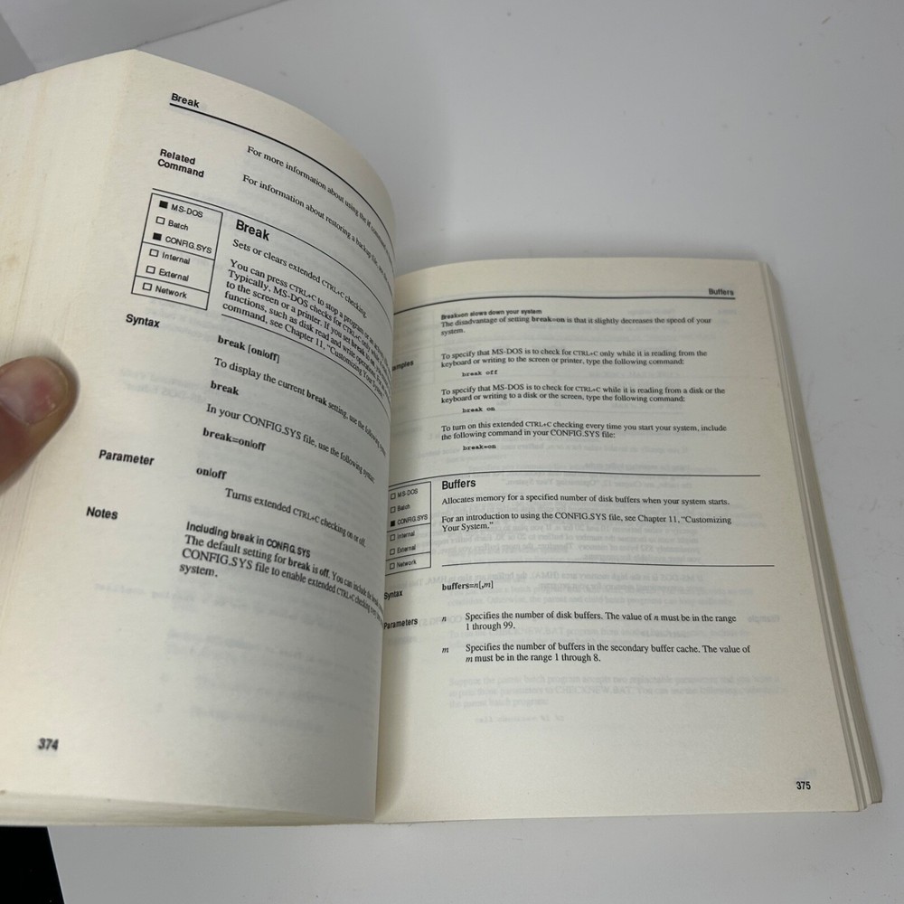 Vintage Microsoft MS-DOS Version 5.0 User’s Guide And Reference DTK Computer