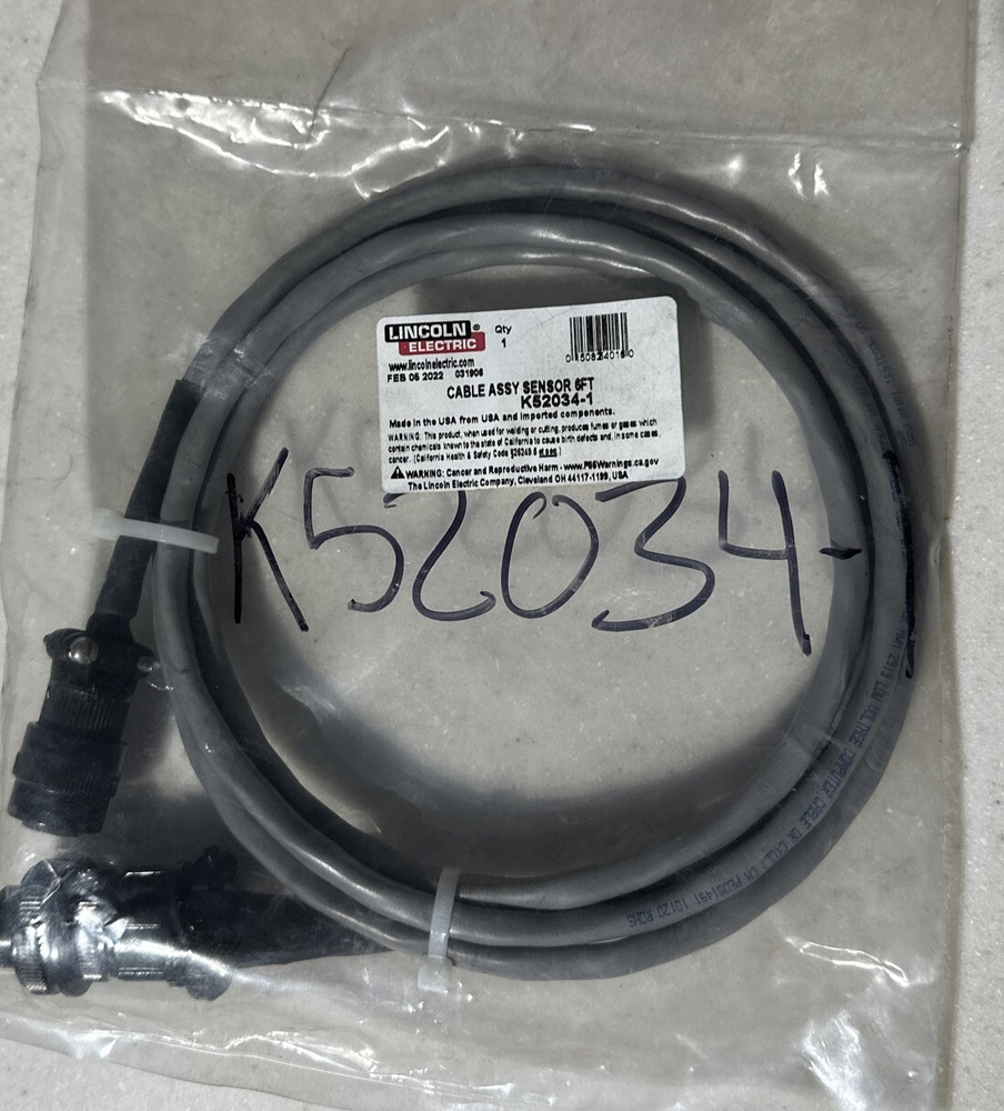 LINCOLN ELECTRIC K52034-1 CABLE ASSY SENSOR 6F.