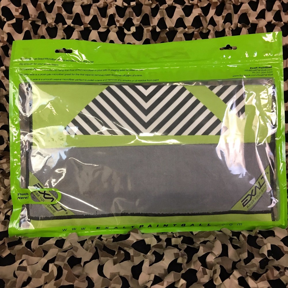 NEW Exalt Microfiber 2014 TEAM Double-Sided Cloth Goggle Lens Cleaner - Neon