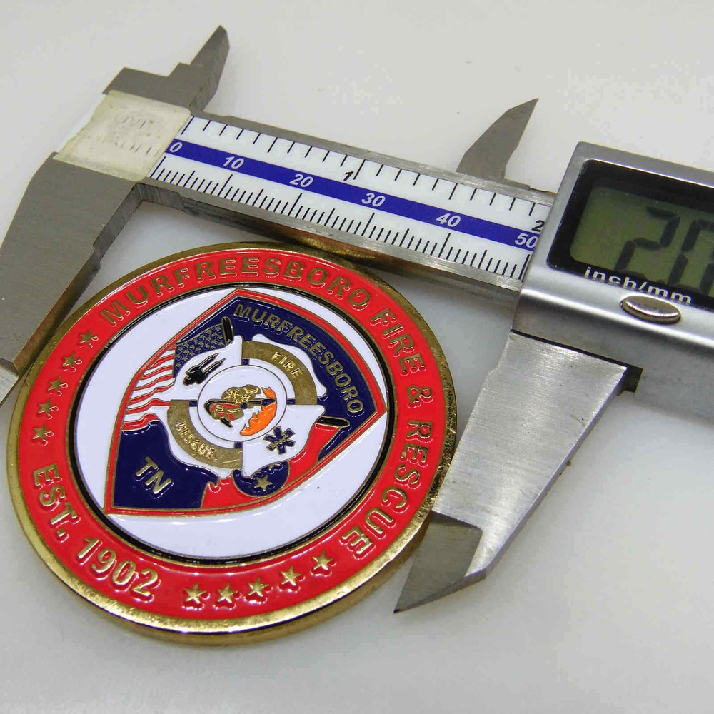 MURFREESBORO FIRE RESCUE CHALLENGE COIN