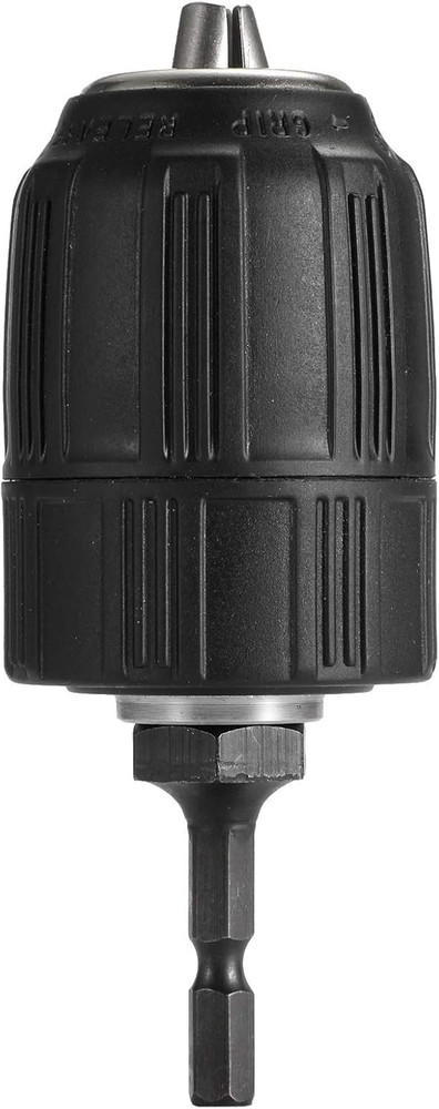 Keyless 1/2"(13Mm) Drill Chuck Drill Chuck Adapter for Impact Driver Quick Conne