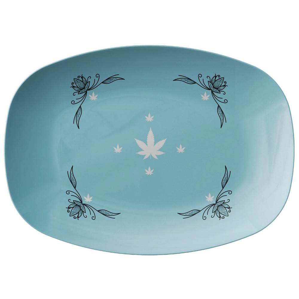 Bellissimo Blue Cannabis Platter
