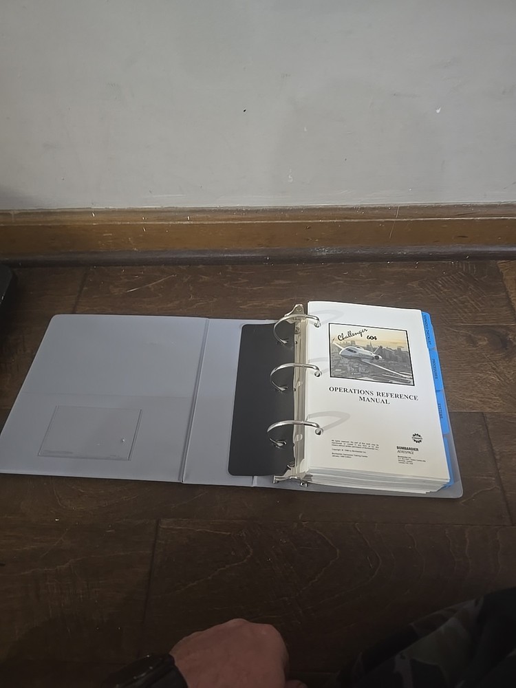 Challenger 604 Pilot Operations Reference Manual Bombardier Aerospace