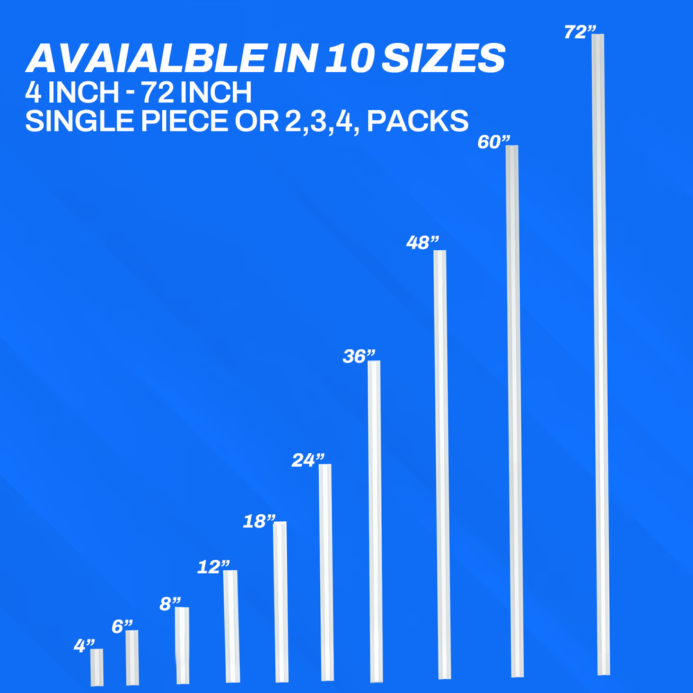 Living Hinges Plastic 6ft Tall - Plastic PVC